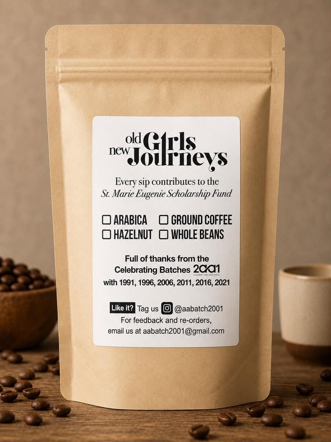 Hazelnut Coffee Beans